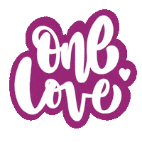One Love Czech Sticker by LetterArt.cz