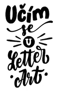Czech Ucim Se Sticker by LetterArt.cz