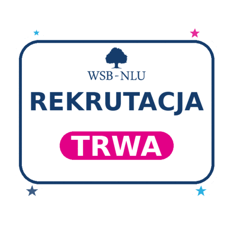 Student Rekrutacja Sticker by WSB-NLU