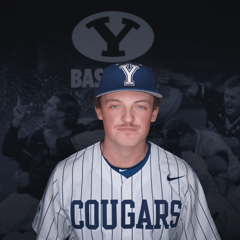 Sport Baseball GIF by BYU Cougars