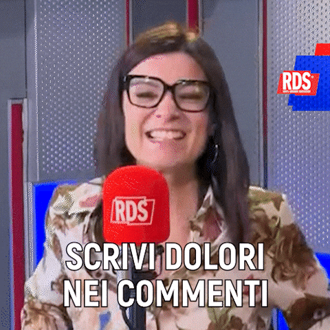 Influencer Cabaret GIF by RDS 100% Grandi Successi