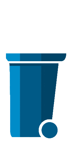 Dorr_Unternehmensgruppe blue garbage blau papier Sticker