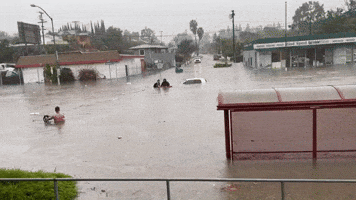 Community Center Lifeguards Save Man Stranded in San Diego Flooding