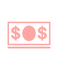 Pink Cash Sticker by Bazar Miejski