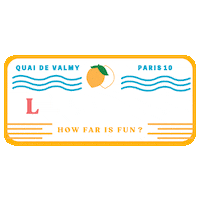 quai de valmy lemon road Sticker by makemylemonade