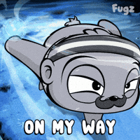 On My Way Running GIF by Fugz Official