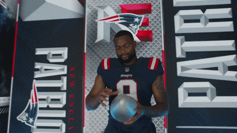 Football Palming GIF by New England Patriots