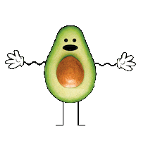 happy avocado Sticker by Subway Sverige