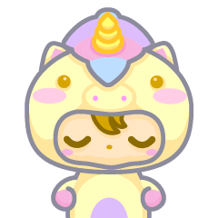 kiktoyz giphyupload baby unicorn middlefinger Sticker