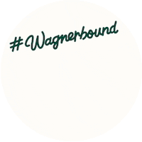 Wagnerbound Sticker by Wagner College