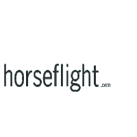 Horseflight hf greenwing hflogo horseshipping Sticker