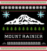 mtrainierwatch ugly sweater holiday sweater mount rainier rainierwatch GIF