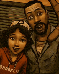 The Walking Dead Game Selfie GIF