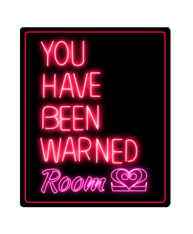 Room22 dance party drink neon Sticker