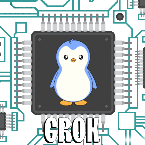 Artificial Intelligence Penguin Sticker by Pudgy Penguins