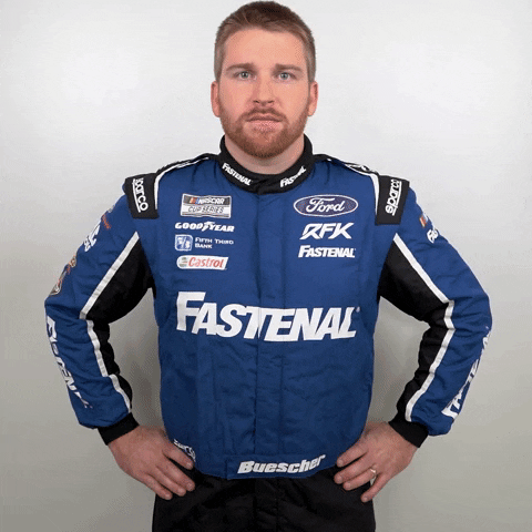 rfkracing nascar chris buescher fastenal rfk racing GIF