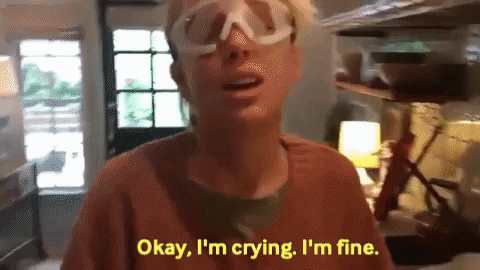 trainaaaa giphygifmaker crying taylor swift im fine GIF