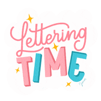 Art Lettering Sticker by Jenn Arregocés