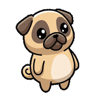 Dog Lol Sticker by Pugs
