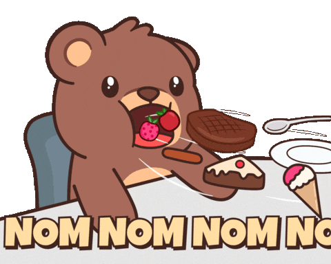 Hungry Fast Food Sticker by BEARISH