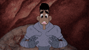Patrick_Meikle animation surprise warrior cave GIF