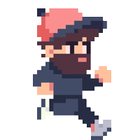 Twitch Running Sticker