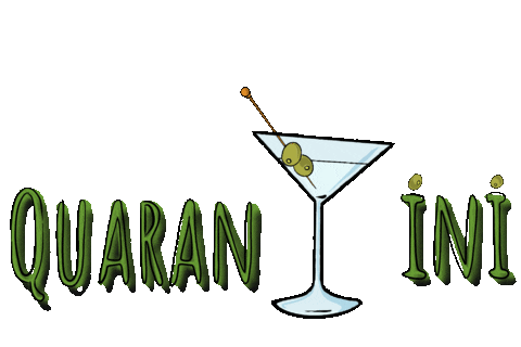 anienvart drink green covid19 alcohol Sticker