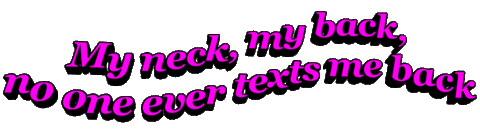 Pink Text Sticker by AnimatedText