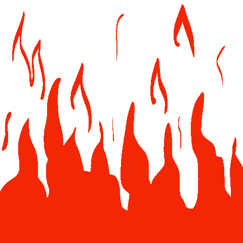 tired21 hot fire colors calor Sticker