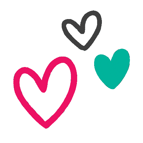 Pink Hearts Sticker by Nottingham Trent University
