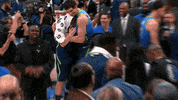 Regular Season Hug GIF by NBA