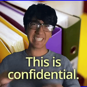 This is confidential.