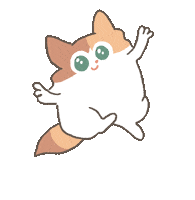 Cat Jump Sticker