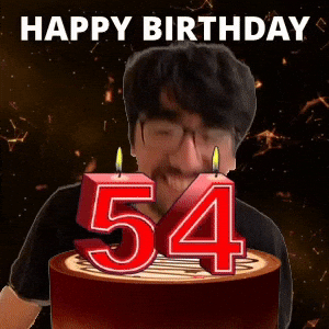 Happy 54th Birthday