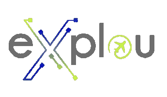 explou travel vacation explou Sticker