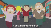 Scared Fear GIF by South Park