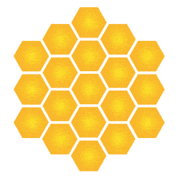 Golden Honeycomb Sticker by Costa Coffee UAE