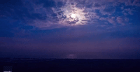 Timelapse Shows Wolf Moon Illuminate Clouds and Sky Over Great Salt Lake