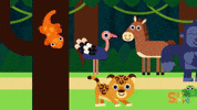 Jungle Cute Animals GIF by Super Simple