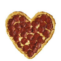 in love pizza STICKER by imoji