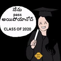 gosahitigo 2020 graduation telugu graduate GIF