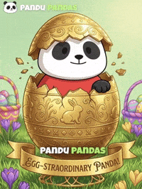 Happy Golden Egg GIF by Pandu Pandas