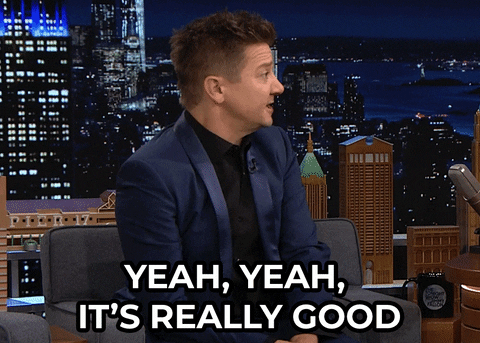 Awesome Jeremy Renner GIF by The Tonight Show Starring Jimmy Fallon