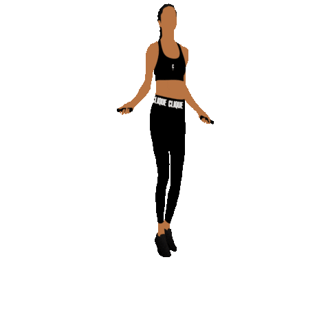 Jump Skipping Sticker by Clique Fitness