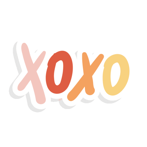 amavi-dg love pink rainbow retro Sticker