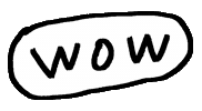 Wow Sticker