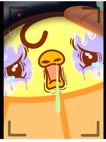 Shocked Freak Out GIF by Molang