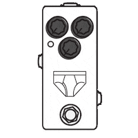 Guitar Pedals Sticker by JHS Pedals