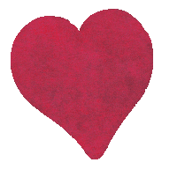 In Love Heart Sticker by Perch Handmade