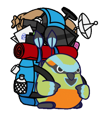 Travel Walking Sticker
